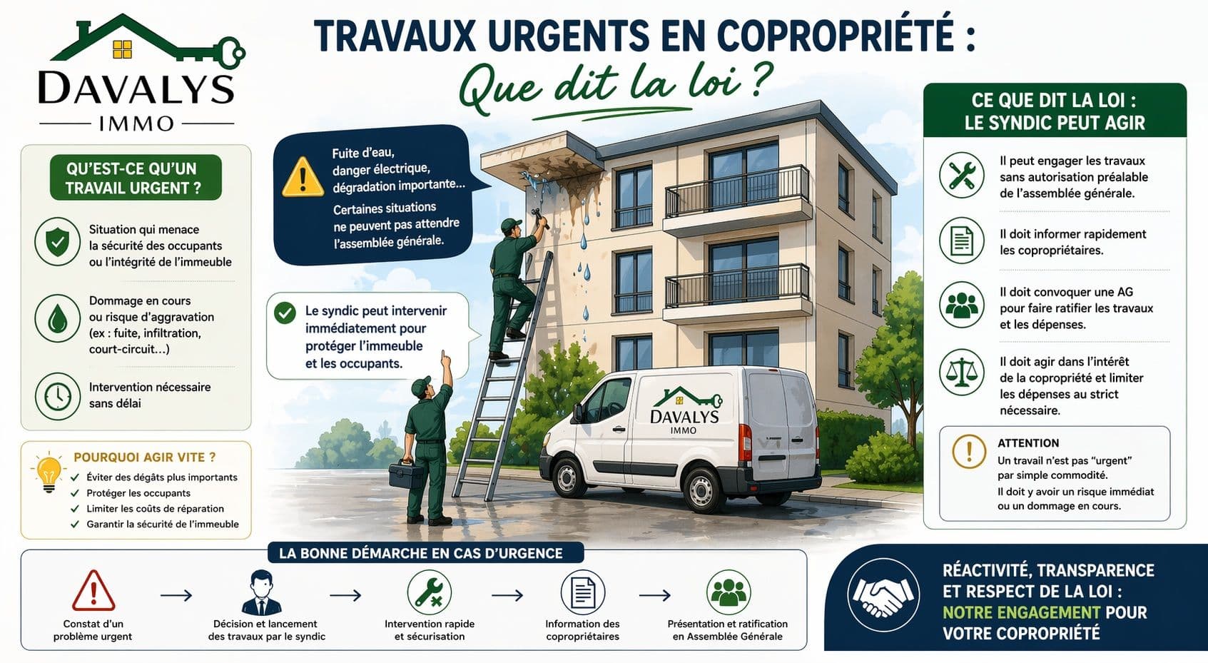 🚨Travaux urgents en copropriété : que dit réellement la loi ?